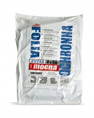 Zdjęcie produktu dla Folia malarska ochronna budowlana 5x4m MOCNA