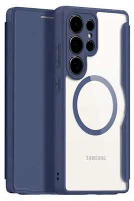 Produktbild von Dux Ducis Skin X Pro Hülle Für Samsung Galaxy S25 Ultra Mit Magsafe Und Wallet - Blau