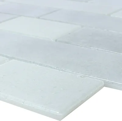 Produktbild von Glasmosaik Fliesen Richmond Weiss
