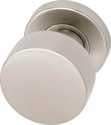 Produktbild von MARCHESI Knopfdrücker-Lochteil auf Rosette fest drehbar ø 52,50x11, Edelstahl