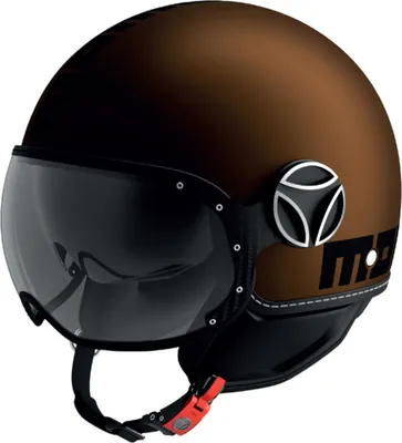 Immagine prodotto di Casco jet MOMO FGTR Evo Mono 2.0, marrone opaco, taglia S (55/56)