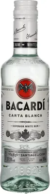Produktbild von Bacardi Carta Blanca Rum 37.5% Vol. 0.35L