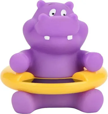 Immagine prodotto di VP Santé, termometro da bagno per bambini senza batteria hippo, viola