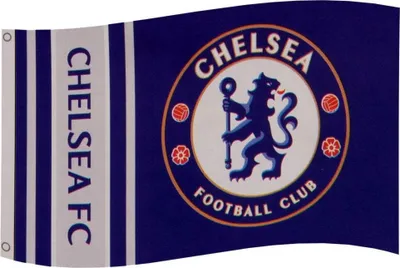 Produktbild von Chelsea FC - Vlajka, nápis TA9190 (jedna velikost) (modrá/šedá)