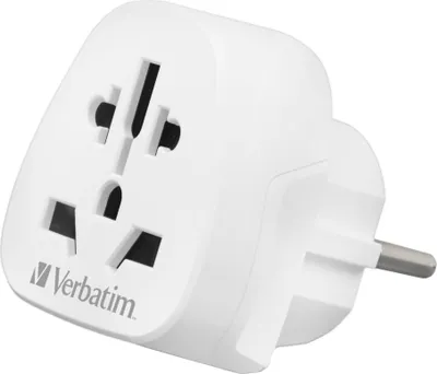 Image de Verbatim 49549 Verbatim World to Europe Travel Adapter Plug WTEU-02