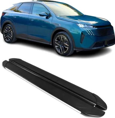 Obrázok produktu pre 2024-2025 Peugeot 3008 III podbehové lišty bočné lišty hliníkové strieborno-čierne