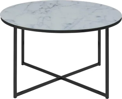 Produktbild von Smuk Couchtisch Ø 80 cm Saga Marmor Weiß