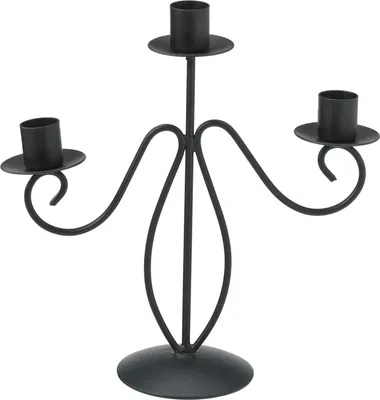 Image de Chandelier à trois branches, métal, 22 cm