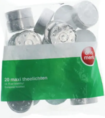 Zdjęcie produktu dla Nasza marka | Lampki do herbaty Maxi 20 (1013487)