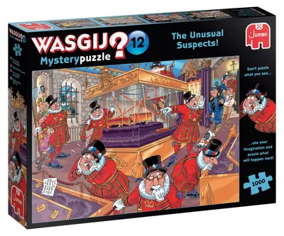 Produktbild von Wasgij Mystery 12 The Unusual Suspects 1000 Teile Puzzle