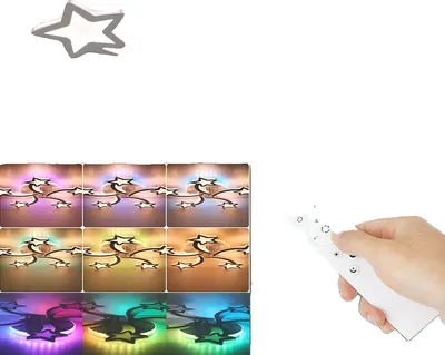 Immagine prodotto di Plafoniere a LED da 54 W, cambio colore RGB, luminosità regolabile, variabile, 54 W