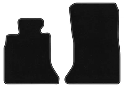Productafbeelding van Velours voormatten voor BMW 5 F10 2010-2013 (sedan) – 2-delig, zwart, op maat – Wielganizator BASIC