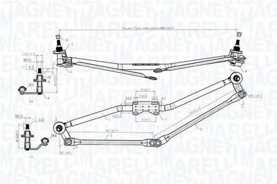 Image de Tringles d'essuie-glace MAGNETI MARELLI 085570170010