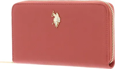 Image de U.S. POLO ASSN. porte-monnaie Jones Zip Around Wallet Radiant corail