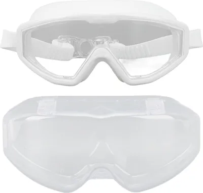 Image de Lunettes de natation pour enfants en plein air HD Anti Fog Lunettes de plongée étanches pour enfants filles garçons Blancs