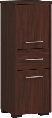 Immagine prodotto di 3xEliving KORALIA D2SZ1 Mobile alto, mobile da bagno in wengé 85x30x30