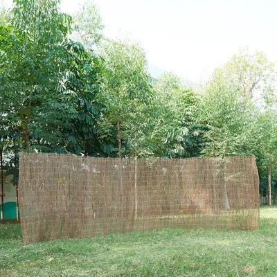 Produktbild von Famanu Heidematte 500x100 cm - Natürliche Sicht- und Windschutzlösung für Balkon und Garten