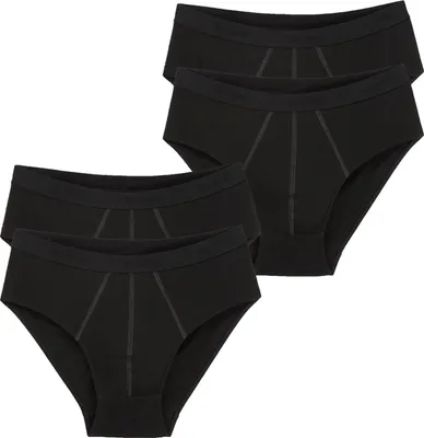 Produktbild von sloggi Herren Midislip 4-Pack 24/7 - BLACK - Größe 4