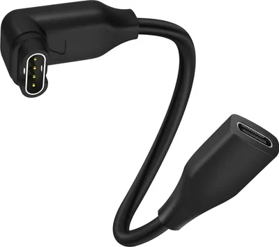 Obrázok produktu pre Avizar, adaptér USB-C pre nabíjačku inteligentných hodiniek Garmin 15 cm, čierny