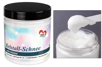 Schneepaste, Kunstschnee, 250 ml, irisierend weiß