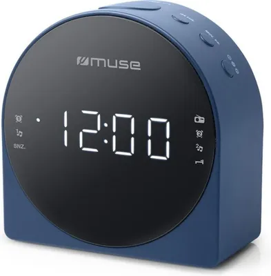 Produktbild von Muse M-185 CBL, Digitaler Wecker, Blau, LED, 2,29 cm (0.9"), AAA, 230 V