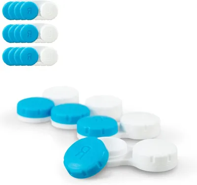 Productafbeelding van Contactlenzen Doos Set - 12 Stuks - Perfect voor Hygiëne en Gemak
