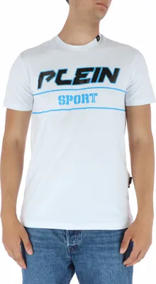 Image de PLEIN SPORT T-shirt homme coton blanc GR82550 - Taille : M