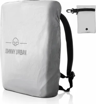 Immagine prodotto di Johnny Urban parapioggia per zaino Riflettente - BO - Parapioggia per zaino, borsa o zaino scuola, parapioggia pieghevole 15l-30l - Impermeabile