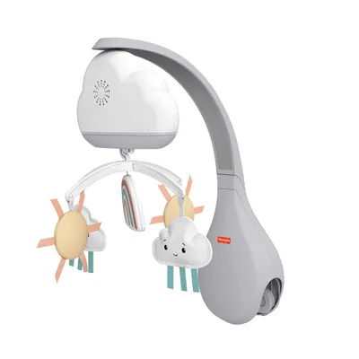 Obrázok produktu pre Fisher-Price HBP40, Detská postieľka, Zvukové efekty, Nočné svetlo, Integrovaný časovač, Textil, Plast