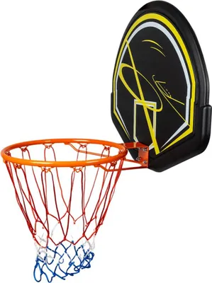 Produktbild von Acra Basketballkorb mit Brett 80 x 56 cm, mit Netz