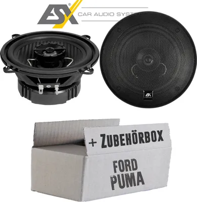 Produktbild von Lautsprecher Boxen ESX HZ52 HORIZON - 13cm Koax Auto Einbausatz - Einbauset passend für Ford Puma Front - justSOUND