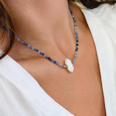 Productafbeelding van Carla, damesketting, Girmai, wit, universeel