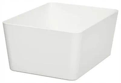 Produktbild von IKEA KUGGIS weißer Behälter 13x18x8 cm für Kleinteile