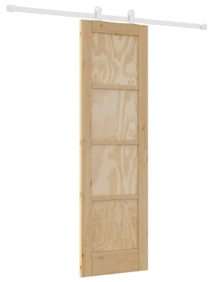 Zdjęcie produktu dla vidaXL Drzwi przesuwne w kolorze naturalnym i białym 61 x 198,5 cm