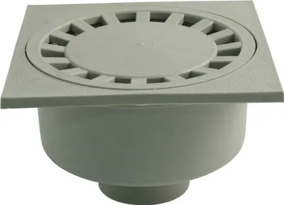 Produktbild von Marley Hausablauf DN110 Hofablauf 198x198mm bis 1,5 t Anschluss senkrecht + Geruchsverschluss