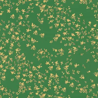 Produktbild von Profhome 935856-GU Blumen Tapete Floral glänzend grün gold gelb 7,035 m2