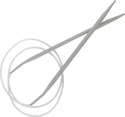Produktbild von Aluminium Rundstricknadel 4,5 mm, 80 cm Stricknadel Alu-Stricknadel