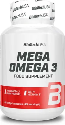 Produktbild von BioTech Mega Omega 3, 90 Kapseln
