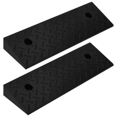Image de Vidaxl Rampe 2 PCs 50x17.5x5 cm Gummi