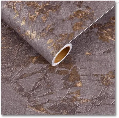 Obrázek produktu pro Hnědá a zlatá samolepicí tapeta s mramorovým vzorem Unyqoos® na nábytek a stěny, voděodolná samolepicí fólie, 30 cm x 200 cm