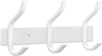 Imagen del producto de Gancho de acero inoxidable, con 3 ganchos, para montaje en pared, ideal para dormitorios y baños