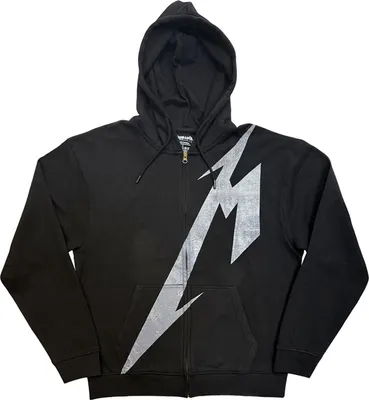 Produktbild von Metallica - "Shrouded" Hoodie mit durchgehendem Reißverschluss für Herren/Damen Uni RO15235 (L) (Schwarz)