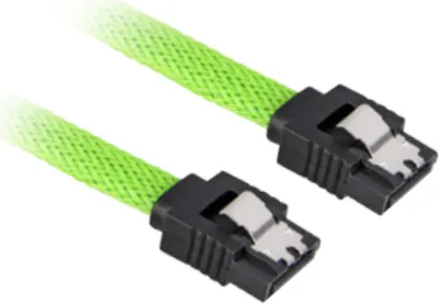 Produktbild von Sata III Kabel sleeve (grün, 60 cm)