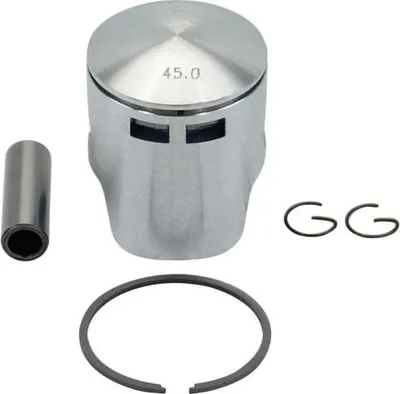 Produktbild von Kolben Set 70ccm 1-Ring (Bohrung 45mm / Kolbenbolzen 12mm) für Puch Maxi