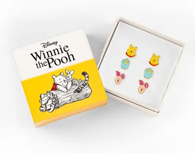 Produktbild von Disney – Winnie the Pooh Ohrstecker-Set / Ohrringe-Set
