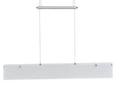 Produktbild von Hängeleuchte, Edelstahl gebürstet, Glas, höhenverstellbar