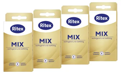 Produktbild von 32x Ritex Mix Kondome - verschiedene Sorten & Größen