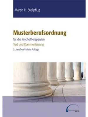Obrázok produktu pre Musterberufsordnung für die Psychotherapeuten