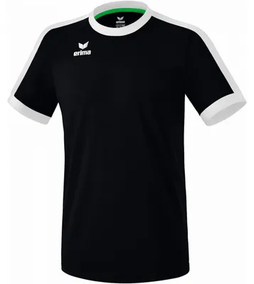 Produktbild von erima Retro Star Trikot XL schwarz/weiß