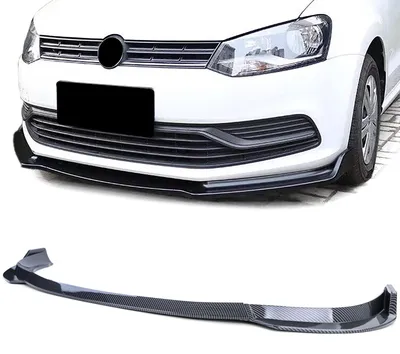 Image de Spoil arrière imitation carbone pour VW Polo V 6R, modèle de 2009 à 2014